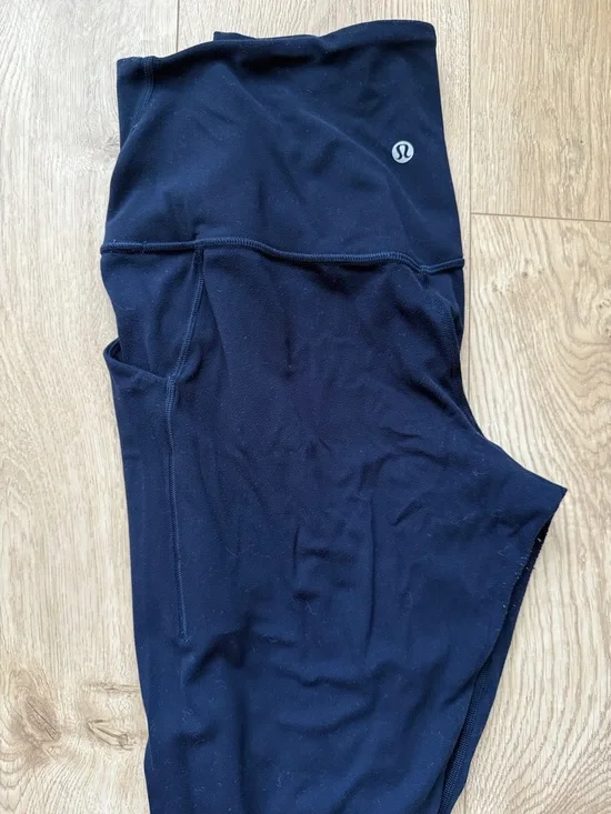 Lululemon Align with Pockets 28” Navy Blue - Picture 2 of 6